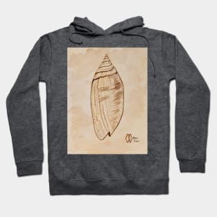 Lettered Olive Shell Hoodie